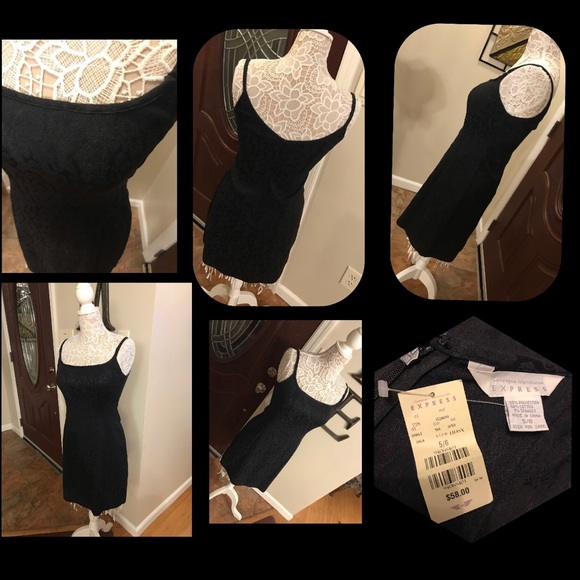 Sexy Black Formal Express Dress 5/6 - Picture 6 of 8